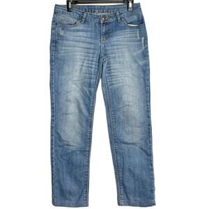 Bench Cropped Jeans Women Size 27 Medium Blue Denim Low Rise